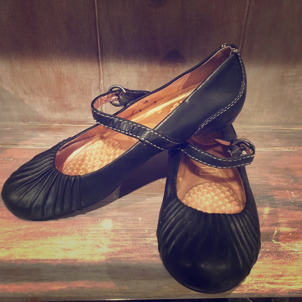Ballet flat ballet toe inspired Mary Jane flat